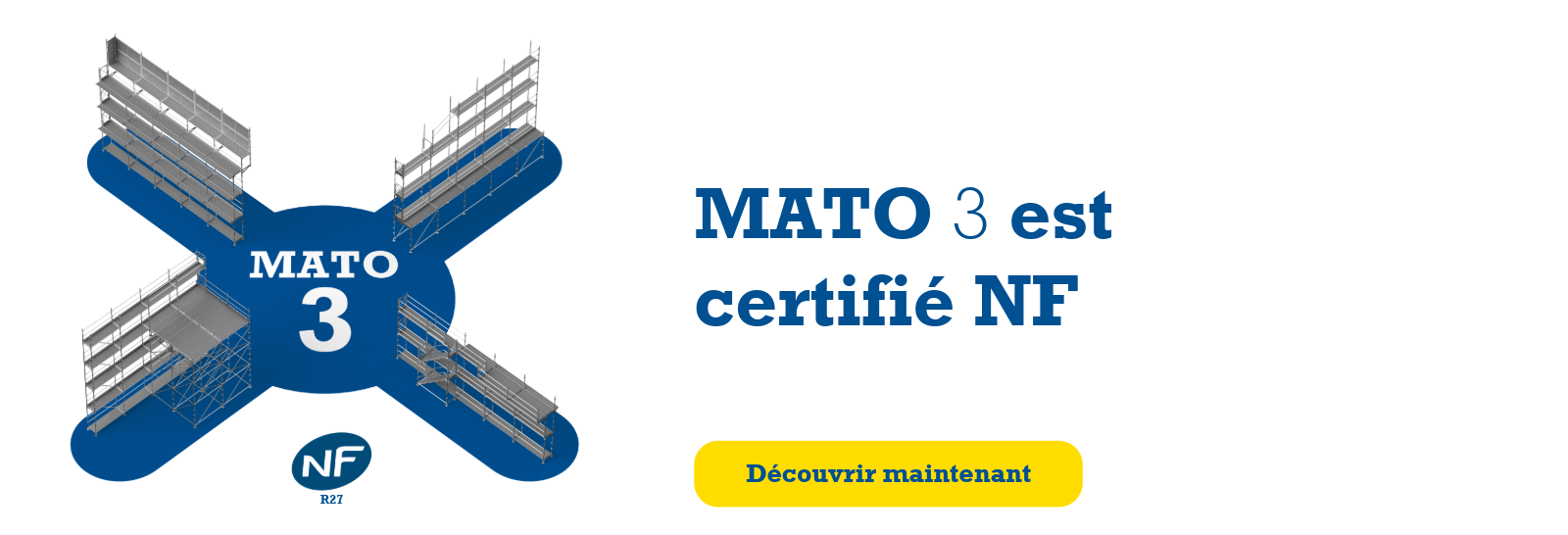 MATO 3 est certifié NF Tobler AG