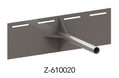 Console de toit plat sur façade en tôle Tobler AG