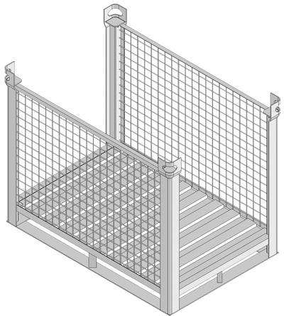 Conteneur renforcé ouvert sur le côté Tobler AG
