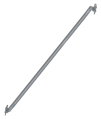 Lisse verticale-diagonale en aluminium, avec tête en acier Tobler SA