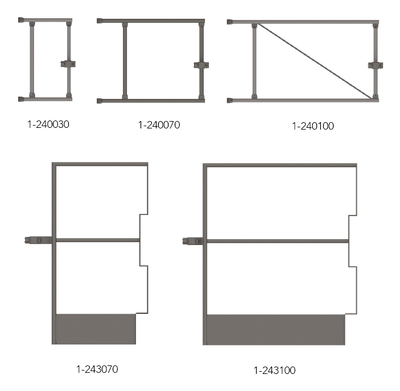 Garde-corps de fermeture en acier Tobler SA